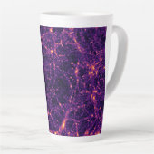 Kosmisch web latte mok (Rechterhoek)