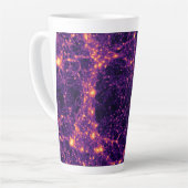 Kosmisch web latte mok (Linkerhoek)