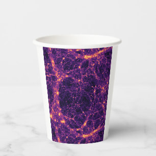Kosmisch web papieren bekers