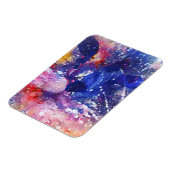 Kosmische Abstracte Cat Dreamscape Magneet (Linkerzijde)