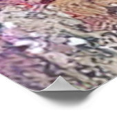 Kosmische Abstracte Cat Dreamscape Poster (Hoek)