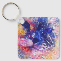 Kosmische Abstracte Cat Dreamscape