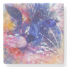 Kosmische Abstracte Cat Dreamscape