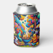 Kosmische BBQ Blikjeskoeler (Blikje Achterkant)