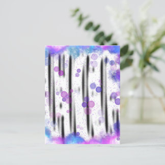 kosmische bellenstroom briefkaart