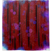 kosmische bellenstroom douchegordijn (Voorkant)