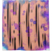 kosmische bellenstroom douchegordijn (Voorkant)