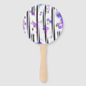 kosmische bellenstroom handwaaier (Voorkant)