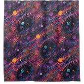 kosmische beweging douchegordijn (Voorkant)