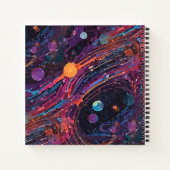 Kosmische Beweging Notitieboek (Achterkant)
