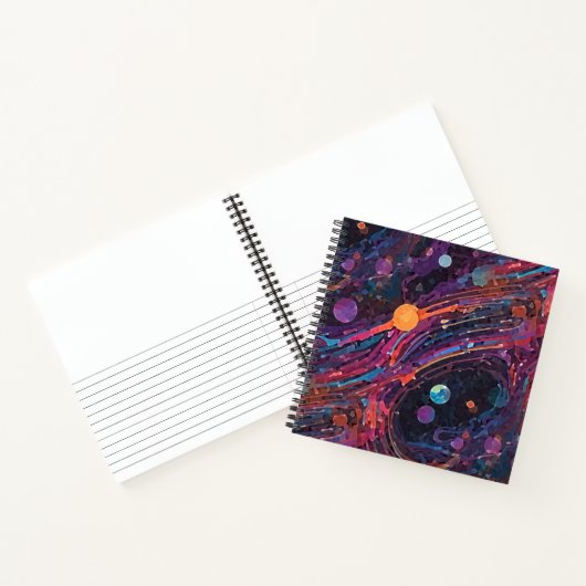 Kosmische Beweging Notitieboek (Binnen)