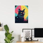 kosmische blik poster (Thuiskantoor)