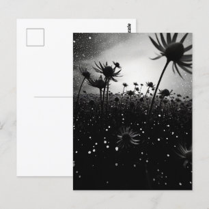 Kosmische bloei in de sterren briefkaart