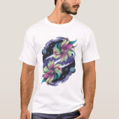 kosmische bloei t-shirt (Voorkant)