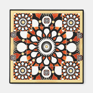 Kosmische bloemen in magneet