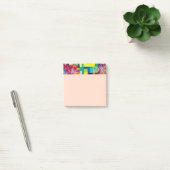 Kosmische bloementuin: Abstract mozaïek van dromen Post-it® Notes (Kantoor)