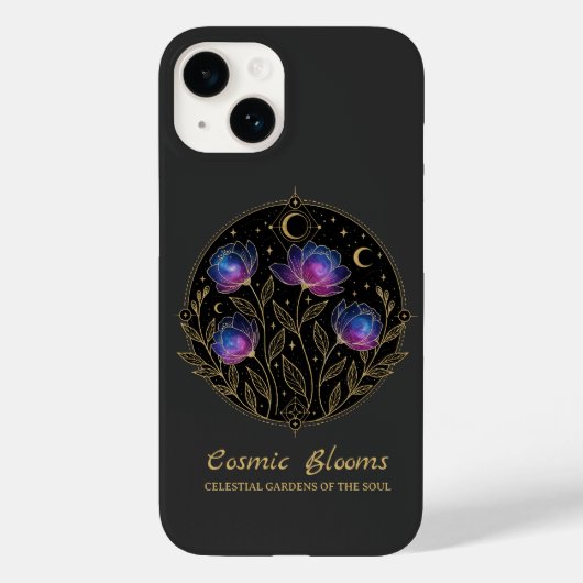 Kosmische Bloesems – Hemelse Bloemige Mandala bloe Case-Mate iPhone Case (Achterkant)