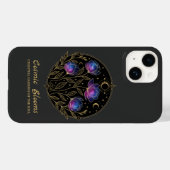 Kosmische Bloesems – Hemelse Bloemige Mandala bloe Case-Mate iPhone Case (Achterkant (horizontaal))