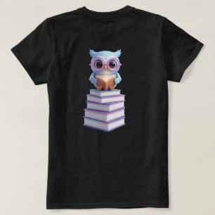 Kosmische Boek Uil T-shirt