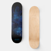 *~* Kosmische Boho Midnight Sky Pastel Veer Skateboard (Voorkant)