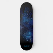 *~* Kosmische Boho Midnight Sky Pastel Veer Skateboard (Voorkant)