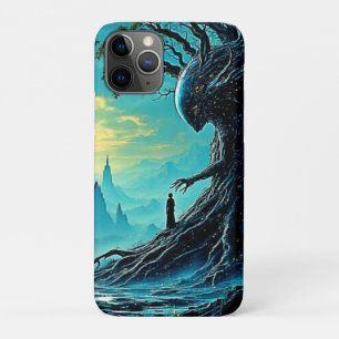 Kosmische boom van het leven fantasie iPhone 11 pro hoesje