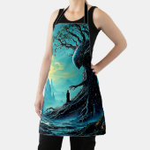 Kosmische boom van het leven fantasie schort (Insitu)