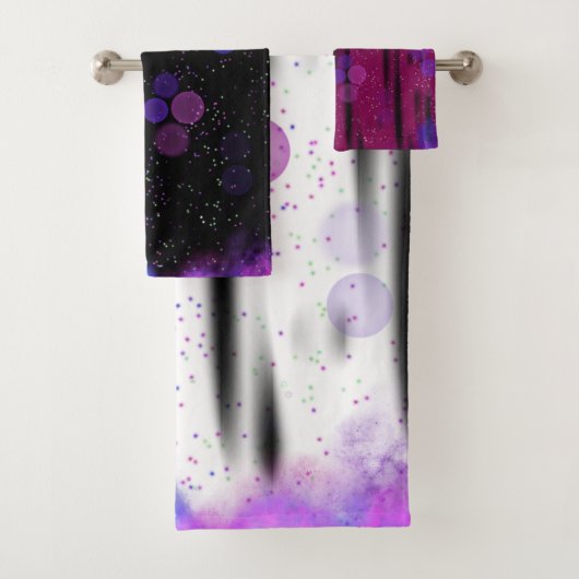 Kosmische Bubbelstroom Bad Handdoek (Insitu)