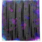 Kosmische Bubbelstroom Douchegordijn (Voorkant)