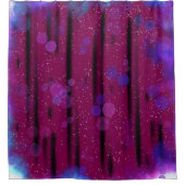 Kosmische Bubbelstroom Douchegordijn (Voorkant)