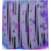 Kosmische Bubbelstroom Douchegordijn (Voorkant)