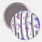 Kosmische Bubbelstroom Magneet (Voorkant / Achterkant)