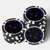 Kosmische Bubbelstroom Poker Chips (Opstapeling)