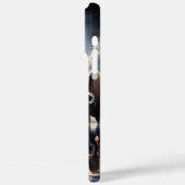 Kosmische Buffalo Bizon Reflecties onder de nachte Case-Mate iPhone Case (Achterkant / Links)