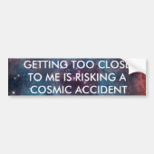 kosmische bumper bumpersticker (Voorkant)