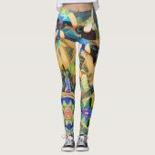 Kosmische caleidoscoop leggings (Voorkant)