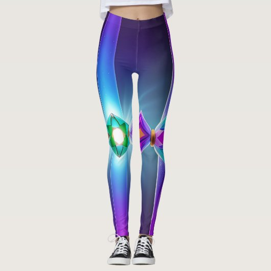 Kosmische caleidoscoop leggings (Voorkant)