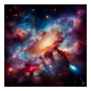 Kosmische caleidoscoop perfect poster