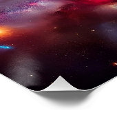Kosmische caleidoscoop perfect poster (Hoek)