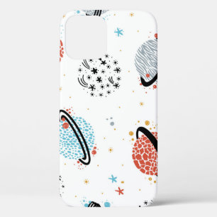 Kosmische Cartoons:  ruimtewonderen iPhone 12 Hoesje