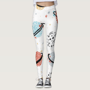 Kosmische Cartoons: ruimtewonderen Leggings