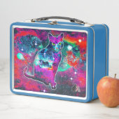 Kosmische Cat Delta Metalen Lunchbox (In situ)