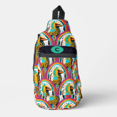 Kosmische Cheetah Sling Bag (Voorkant)