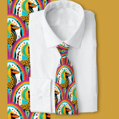 Kosmische Cheetah Stropdas