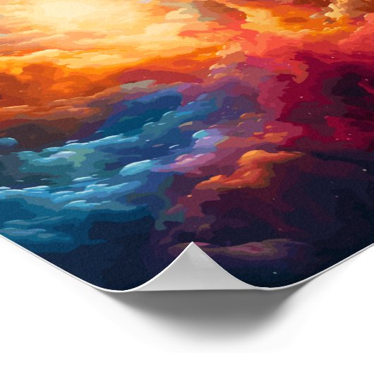 Kosmische Constellatie Poster (Hoek)