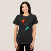 Kosmische divergentie Tri-Blend shirt (Voorkant volledig)