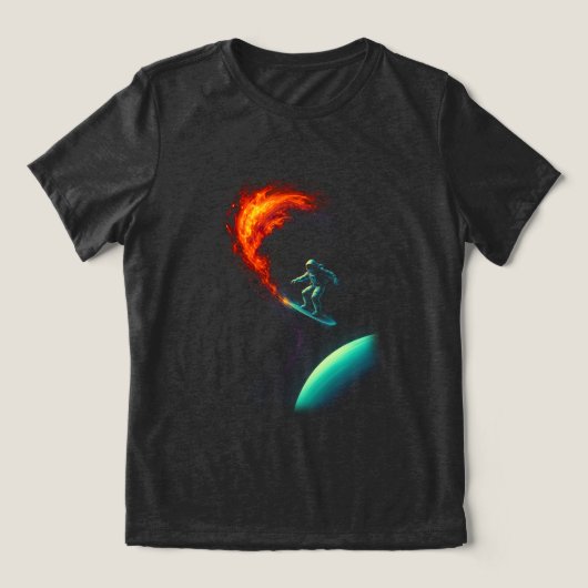 Kosmische divergentie Tri-Blend shirt (Design voorkant)