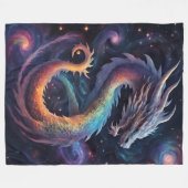 kosmische draken deken (Voorkant (Horizontaal))