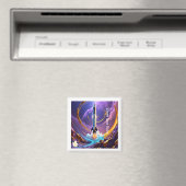 "Kosmische dromen werkelijkheid" Magneet (Insitu (Vaatwasser))