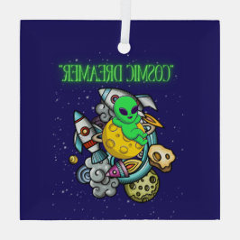 kosmische dromer glas ornament